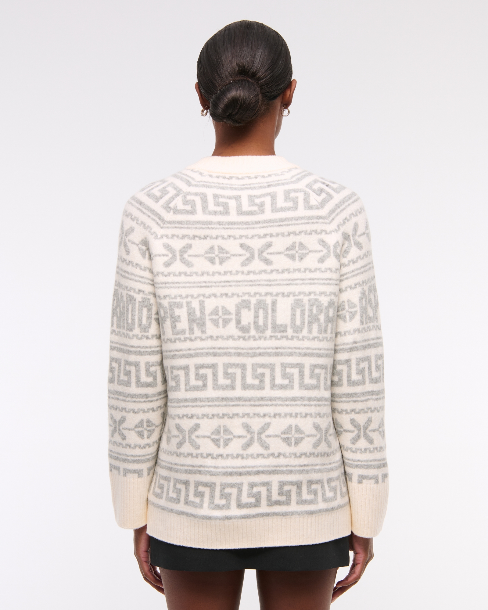 Relaxed Lounge Fairisle Crew Sweater