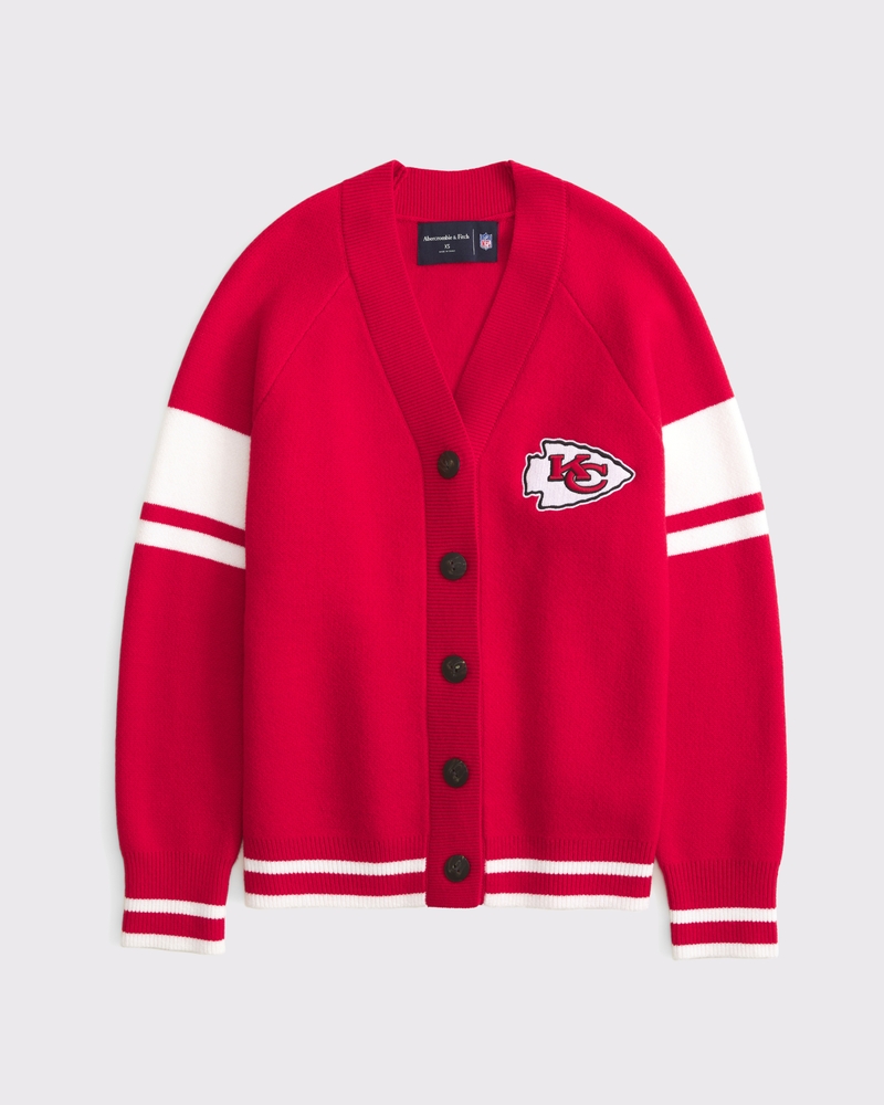 NFL by Abercrombie Kansas City Chiefs LuxeLoft Cardigan