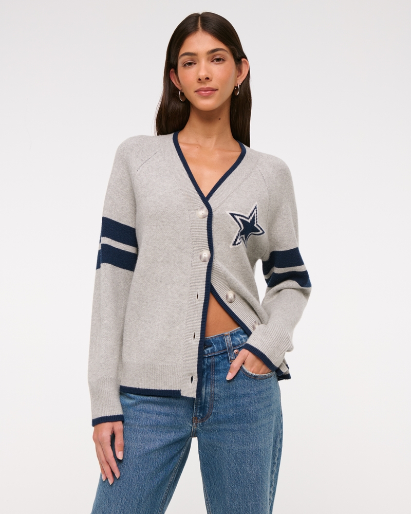 Dallas Cowboys Shrunken Cardigan