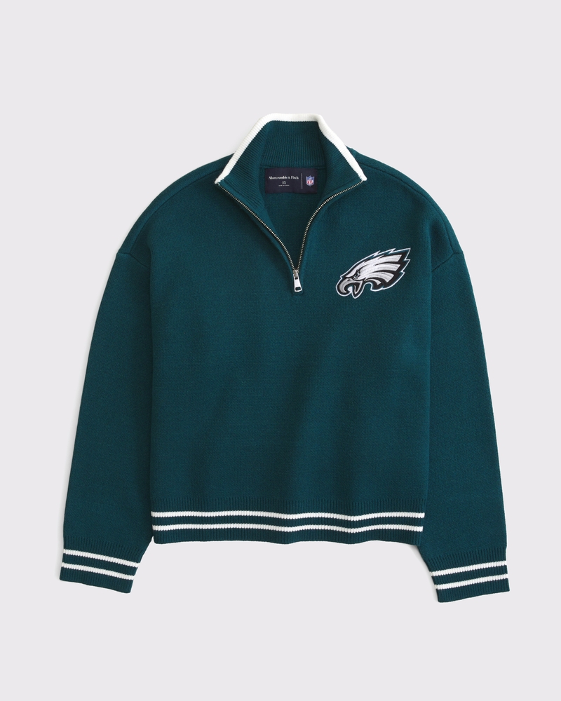 Women's Philadelphia Eagles LuxeLoft Half-Zip Women's Tops