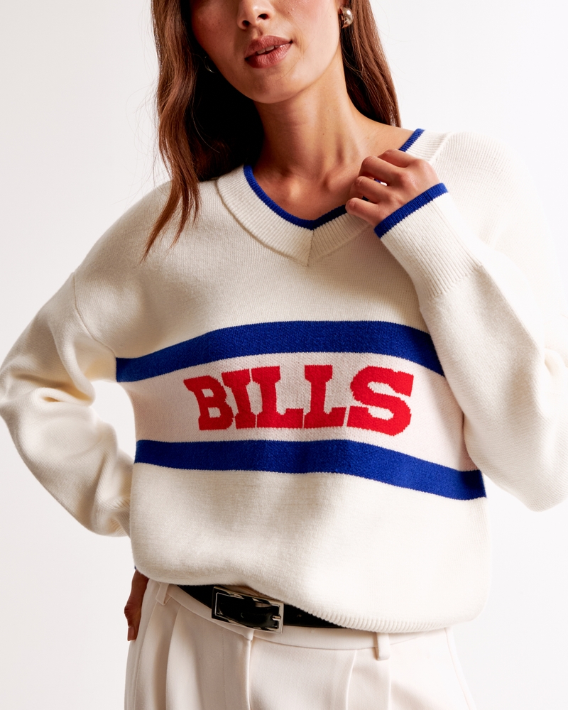 Buffalo Bills LuxeLoft V-Neck Sweater