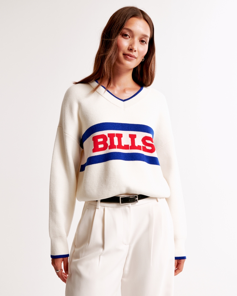 Buffalo Bills LuxeLoft V-Neck Sweater