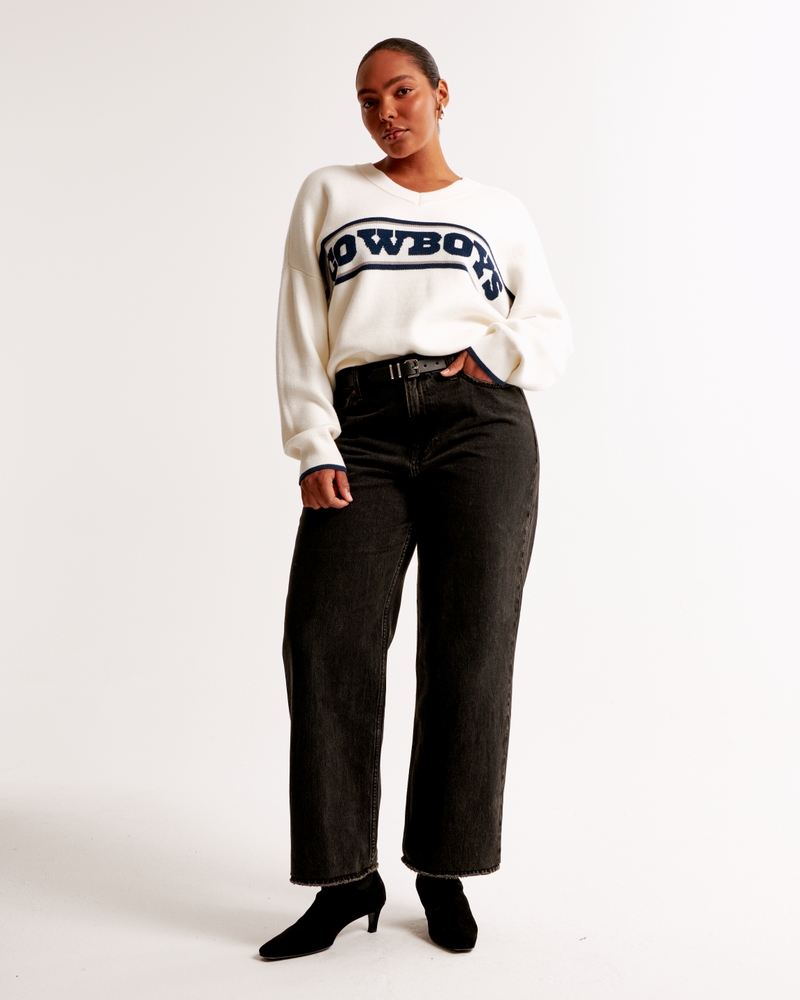 Dallas Cowboys LuxeLoft V-Neck Sweater