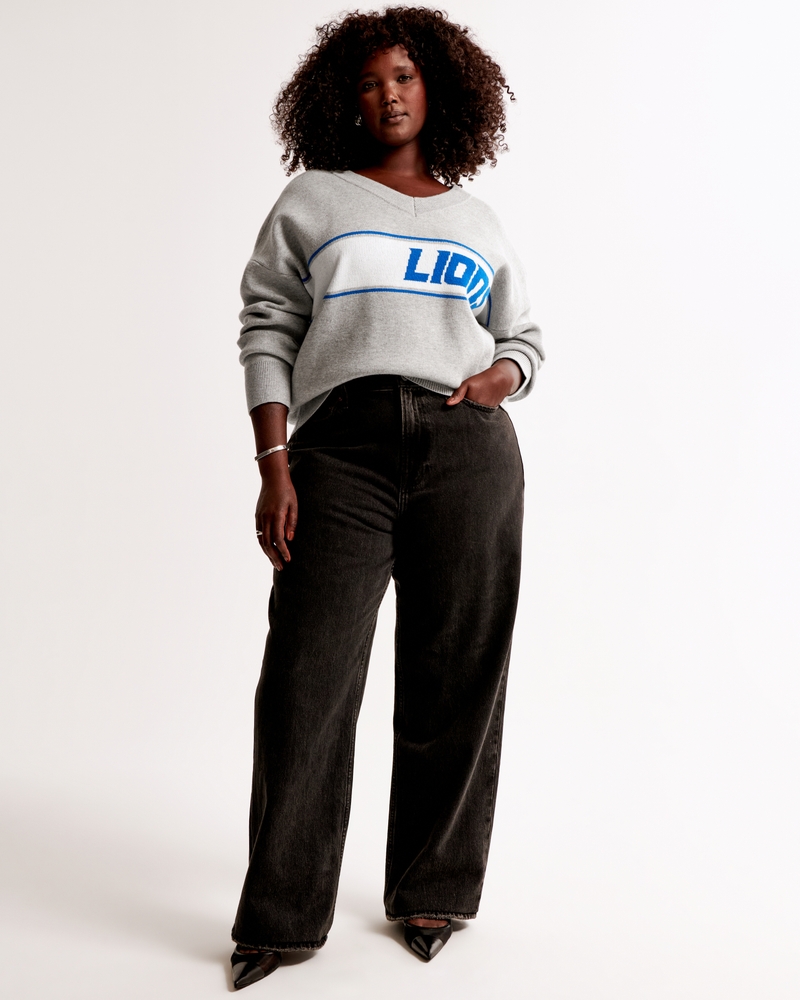 Detroit Lions LuxeLoft V-Neck Sweater