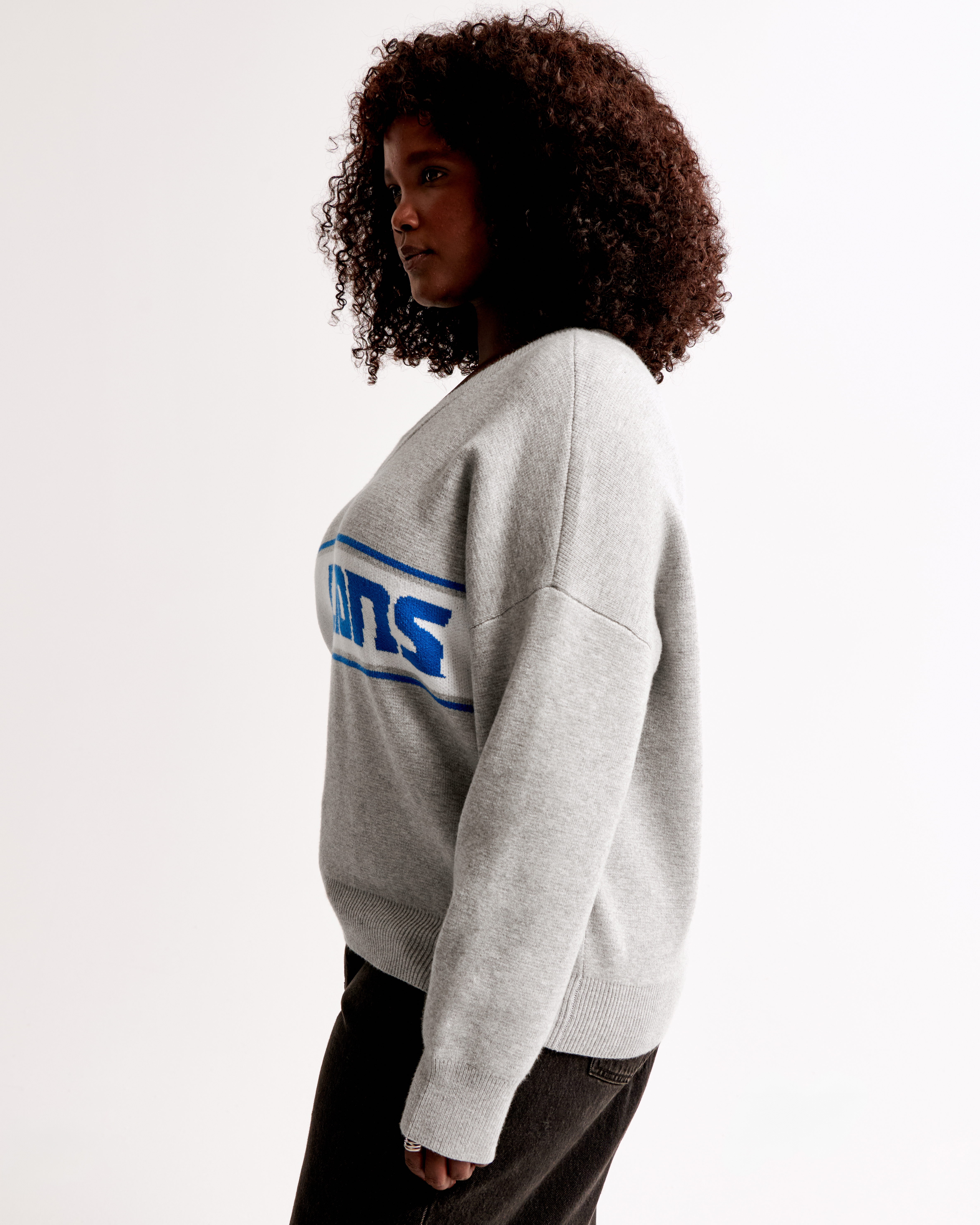 Abercrombie & Fitch Detroit Lions Luxeloft V-neck Sweater