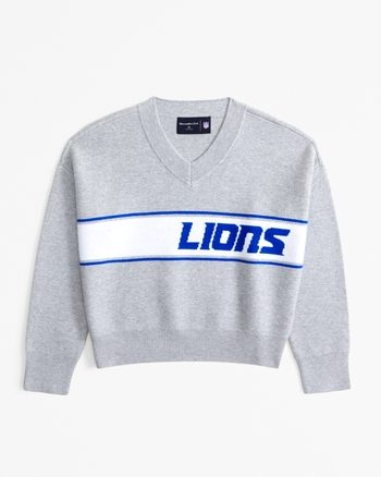 Detroit Lions LuxeLoft V-Neck Sweater