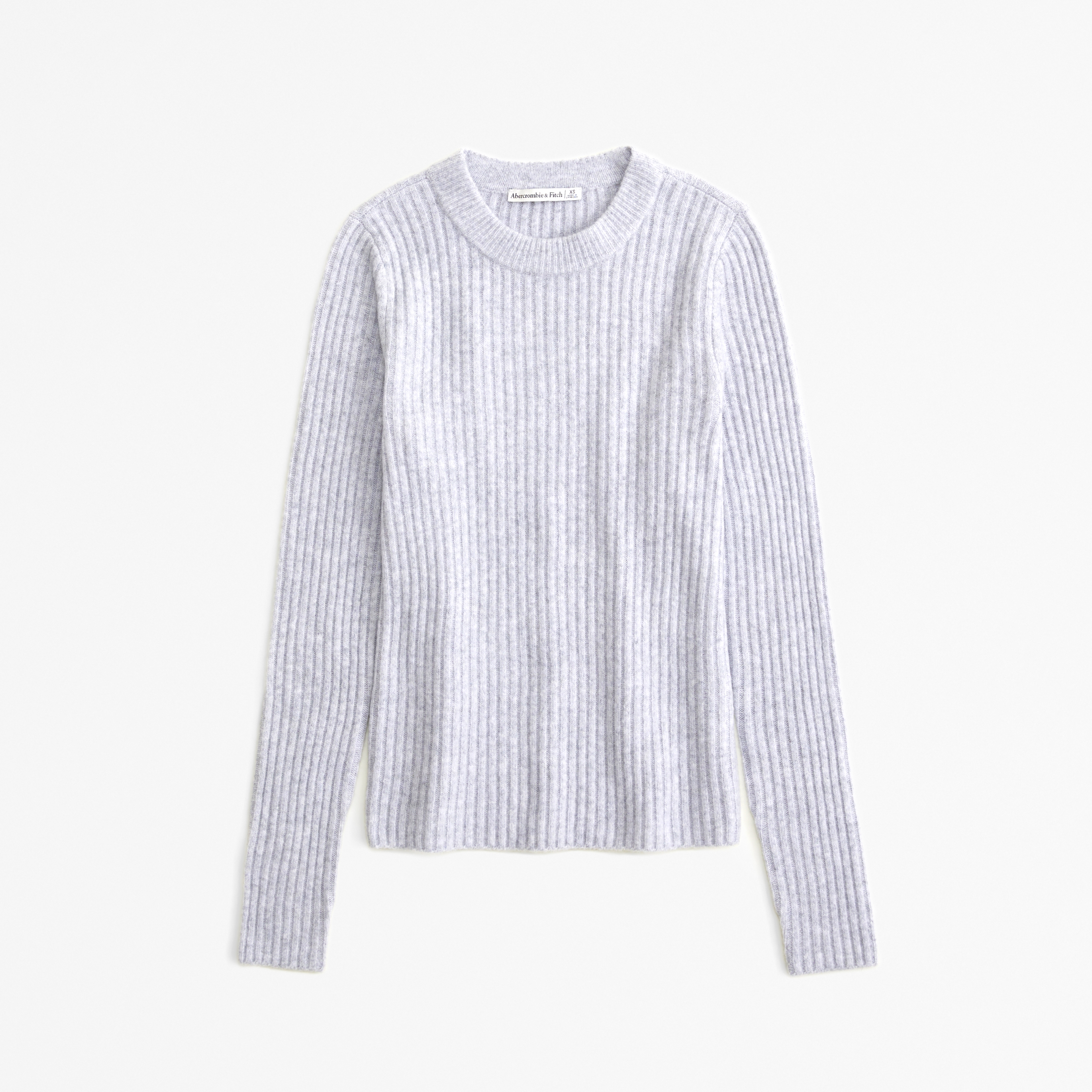 Abercrombie & Fitch Slim Crew Sweater In Green