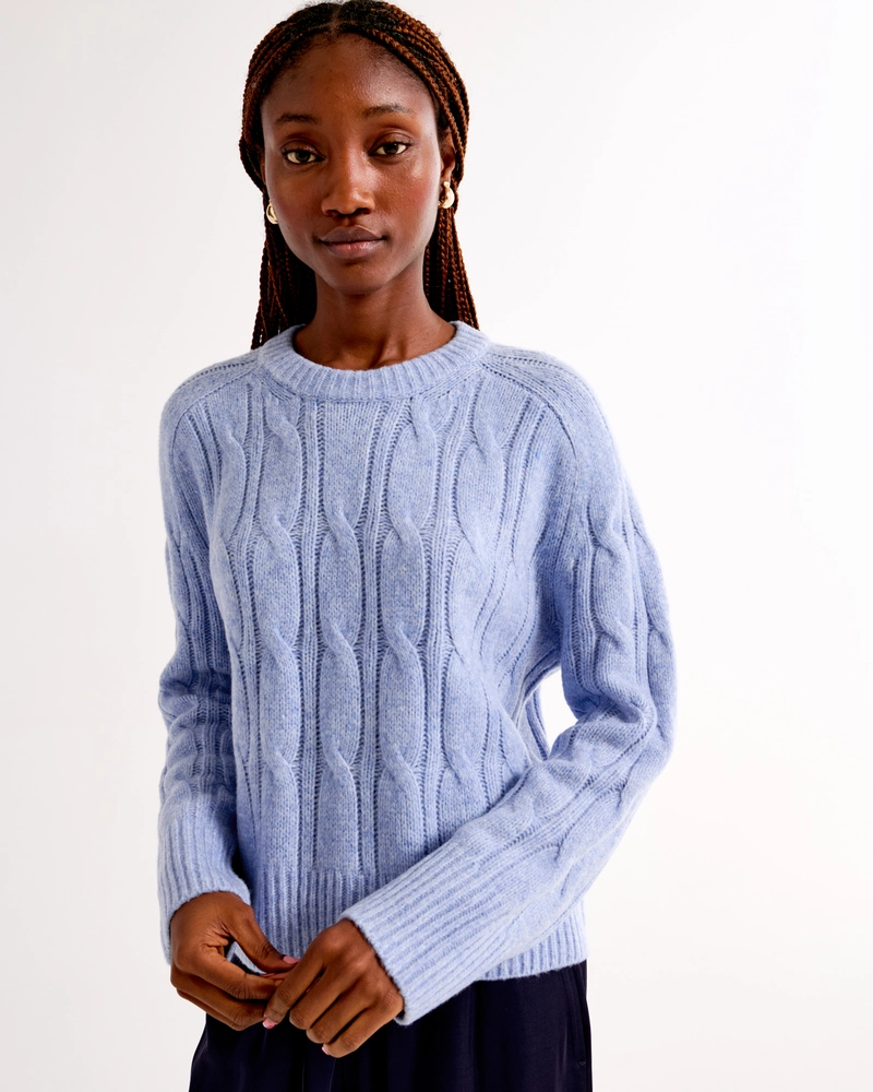 The A&F Madeline Cable Crew Sweater