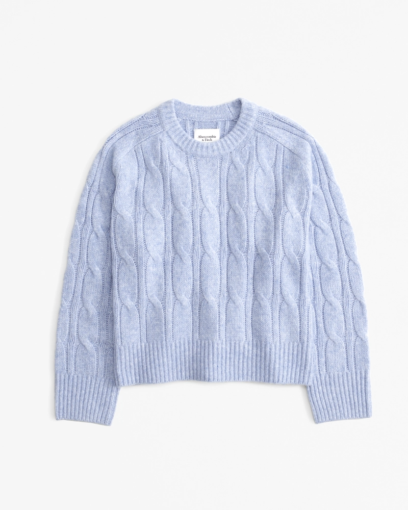 The A&F Madeline Cable Crew Sweater