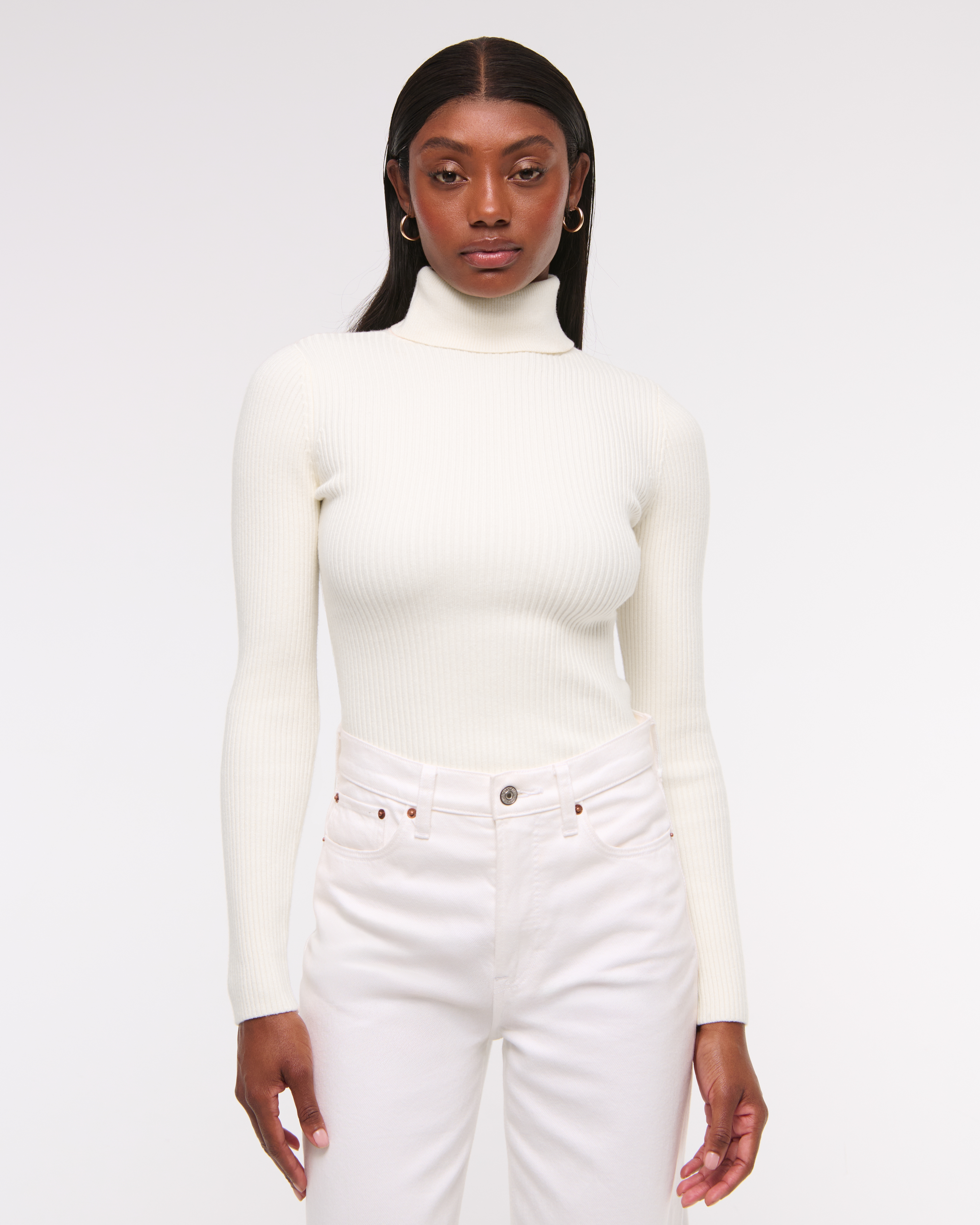 Women's LuxeLoft Slim Ribbed Turtleneck Top | Women's