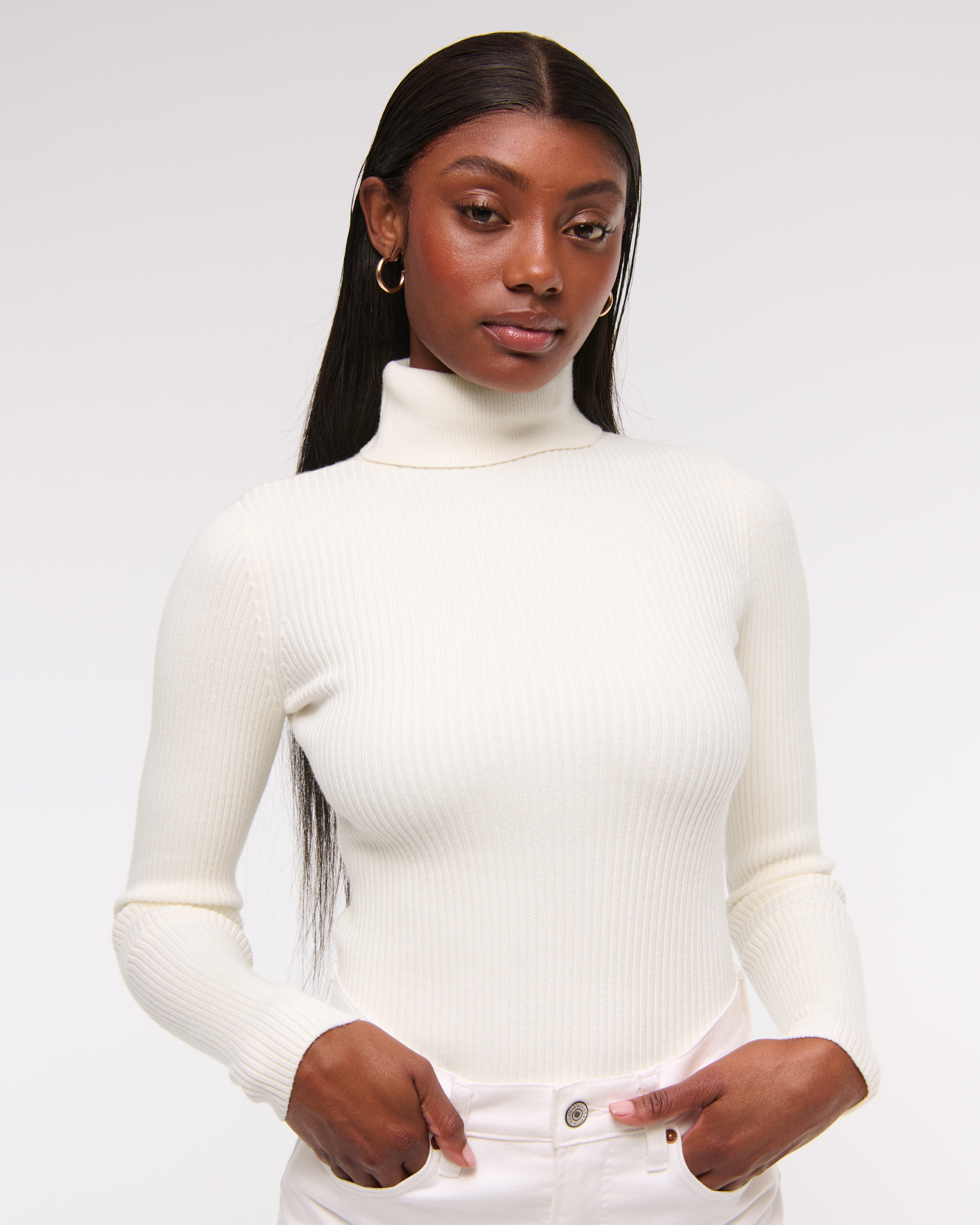 売れ筋商品|||マークニューヨーク カットソー トップス レディース Women's llic Ribbed Turtleneck Top Cinnamon KIC_150-4368-00360-401_model3.