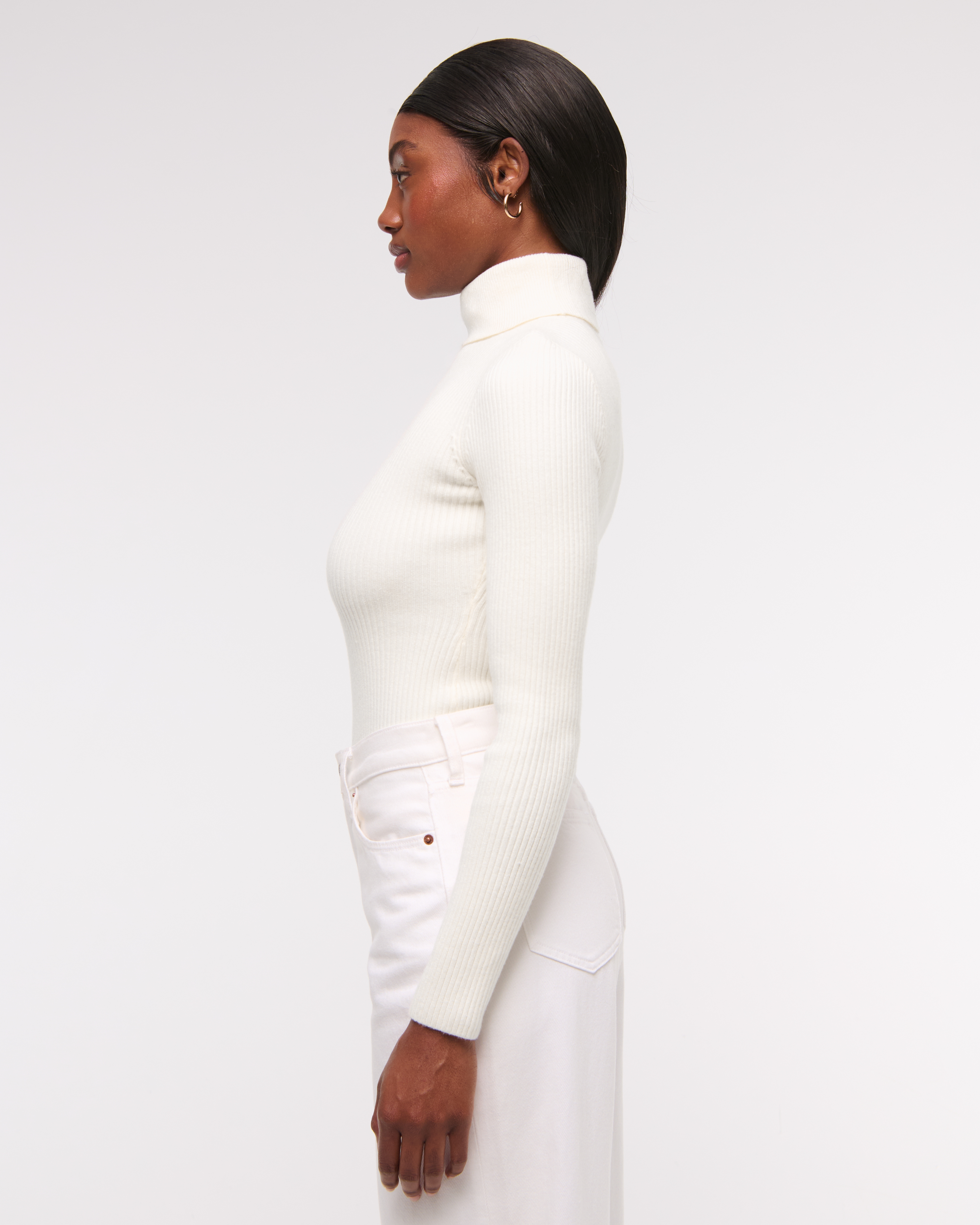 BELLWOOD 売れ筋商品|||ベルウッド ニット&セーター アウター レディース Turtlenecks White Women's Joni Layered Looker in Almond Combo