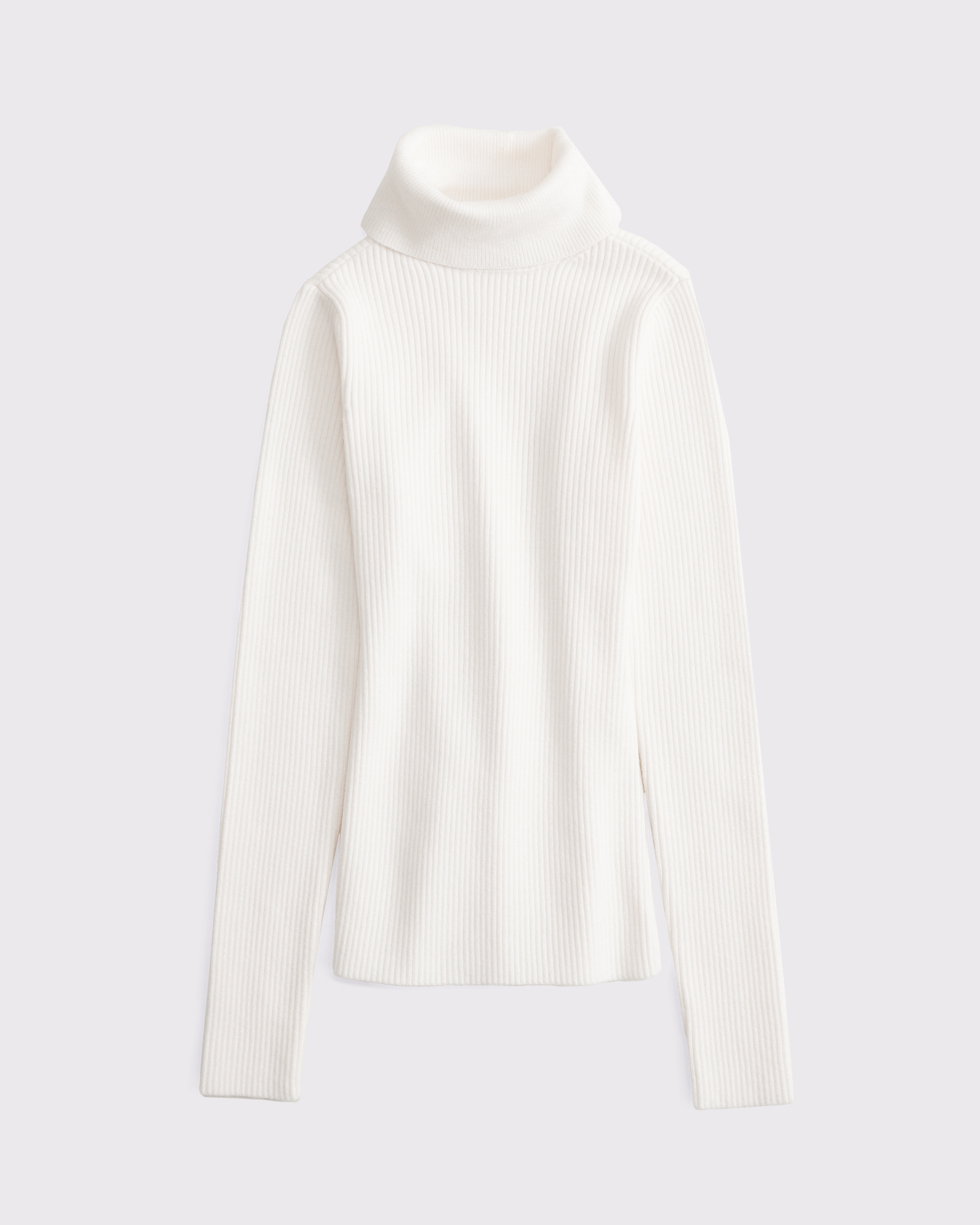 LuxeLoft Slim Ribbed Turtleneck Top