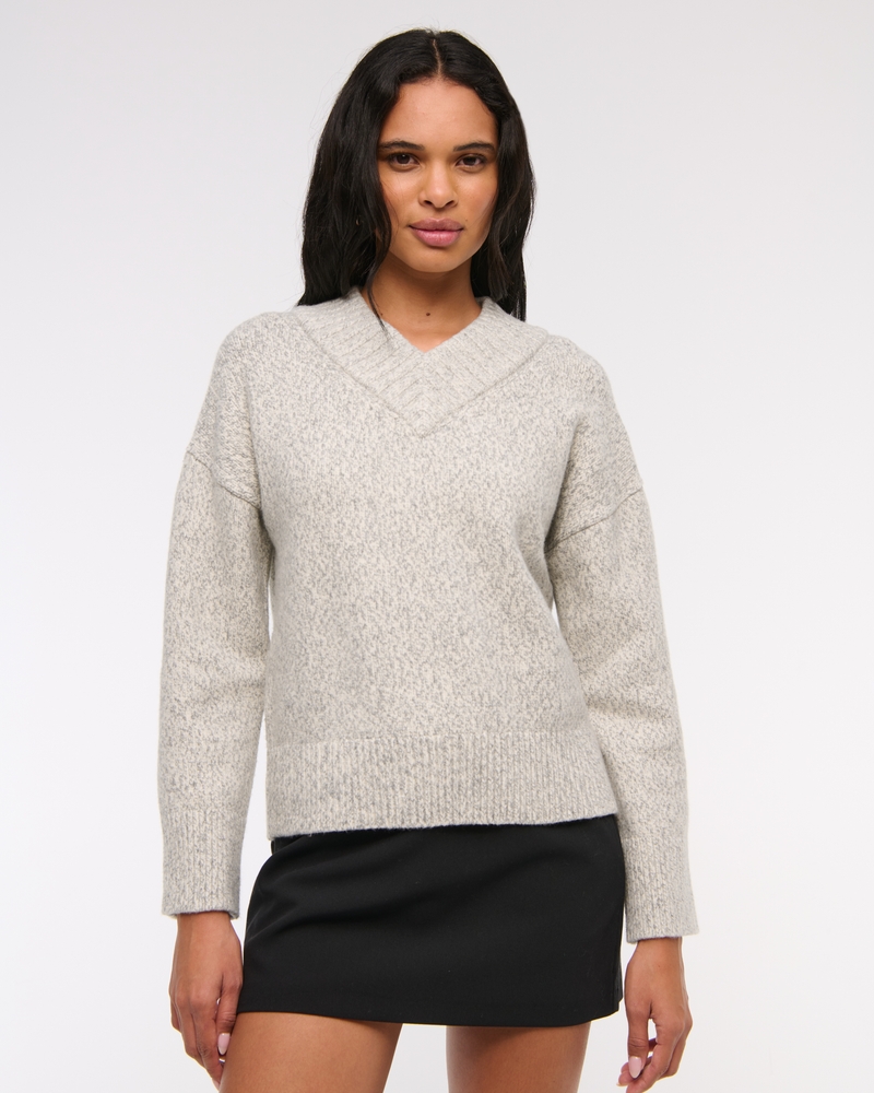 High V-Neck Sweater