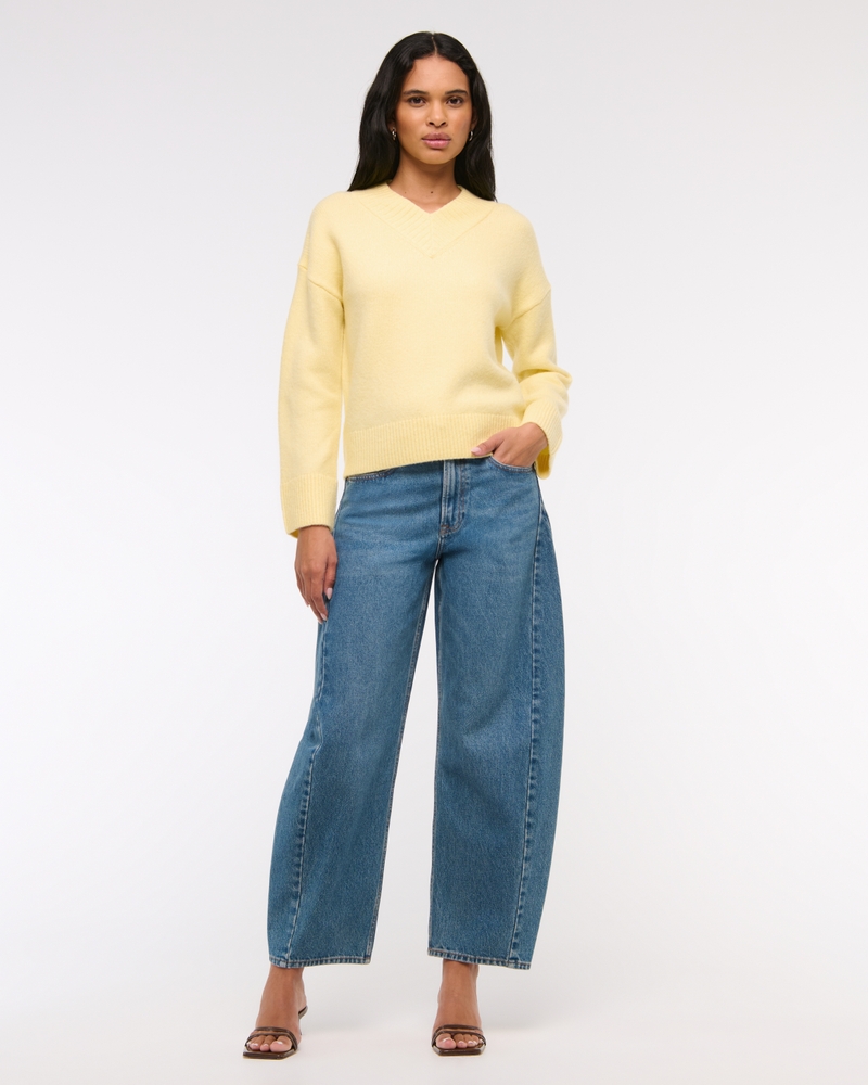 High V-Neck Sweater
