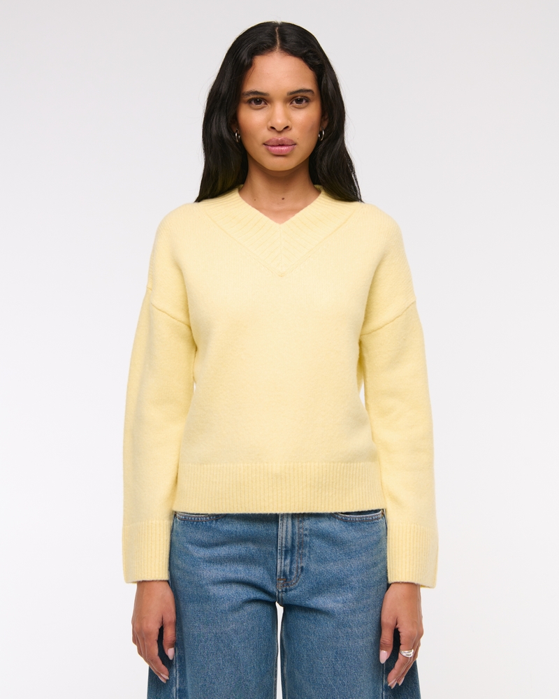 High V-Neck Sweater