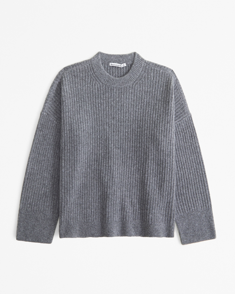 Ribbed crew sales