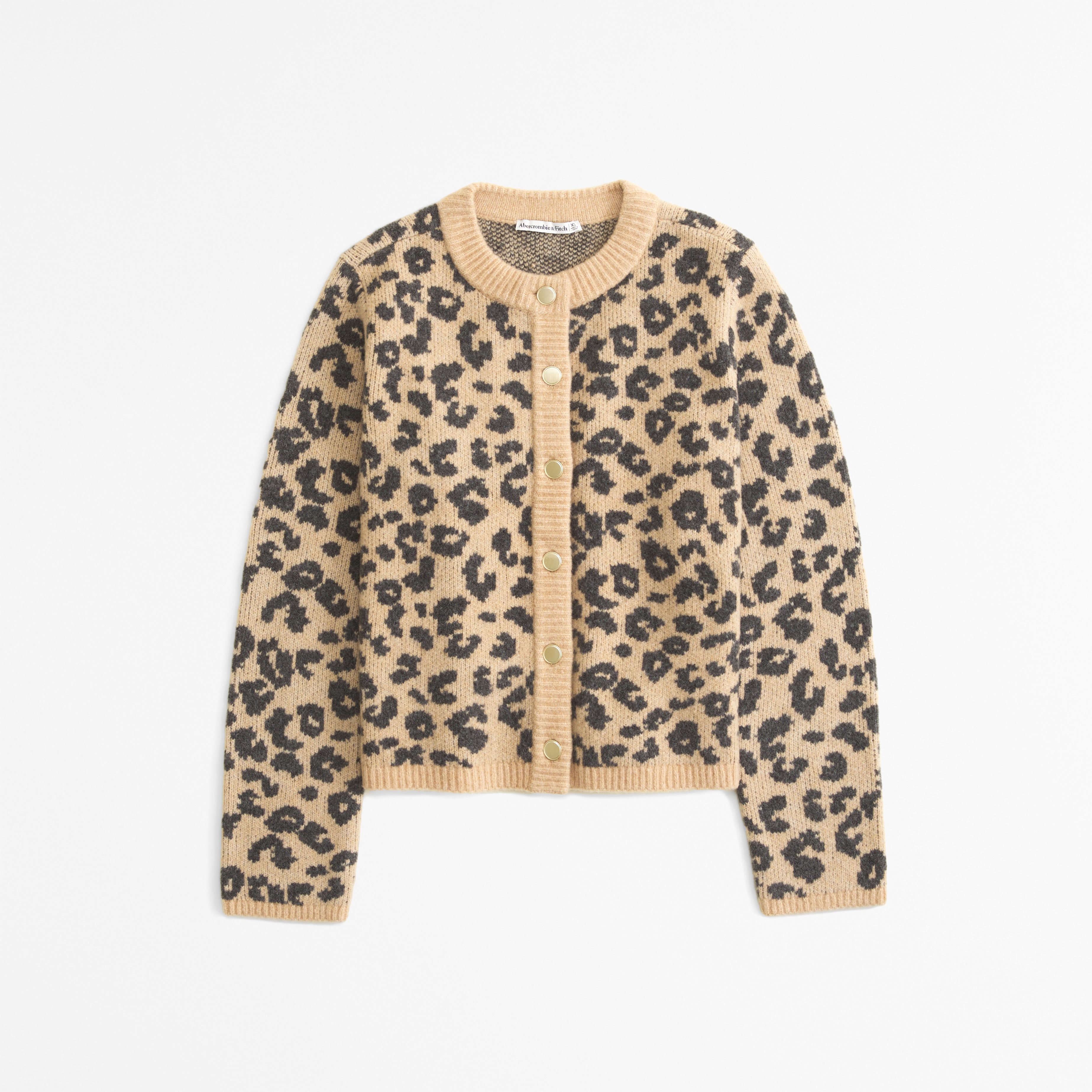 Cardigan leopard hotsell