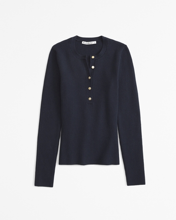 Henley sweater store