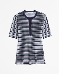 Slim Henley Sweater Tee