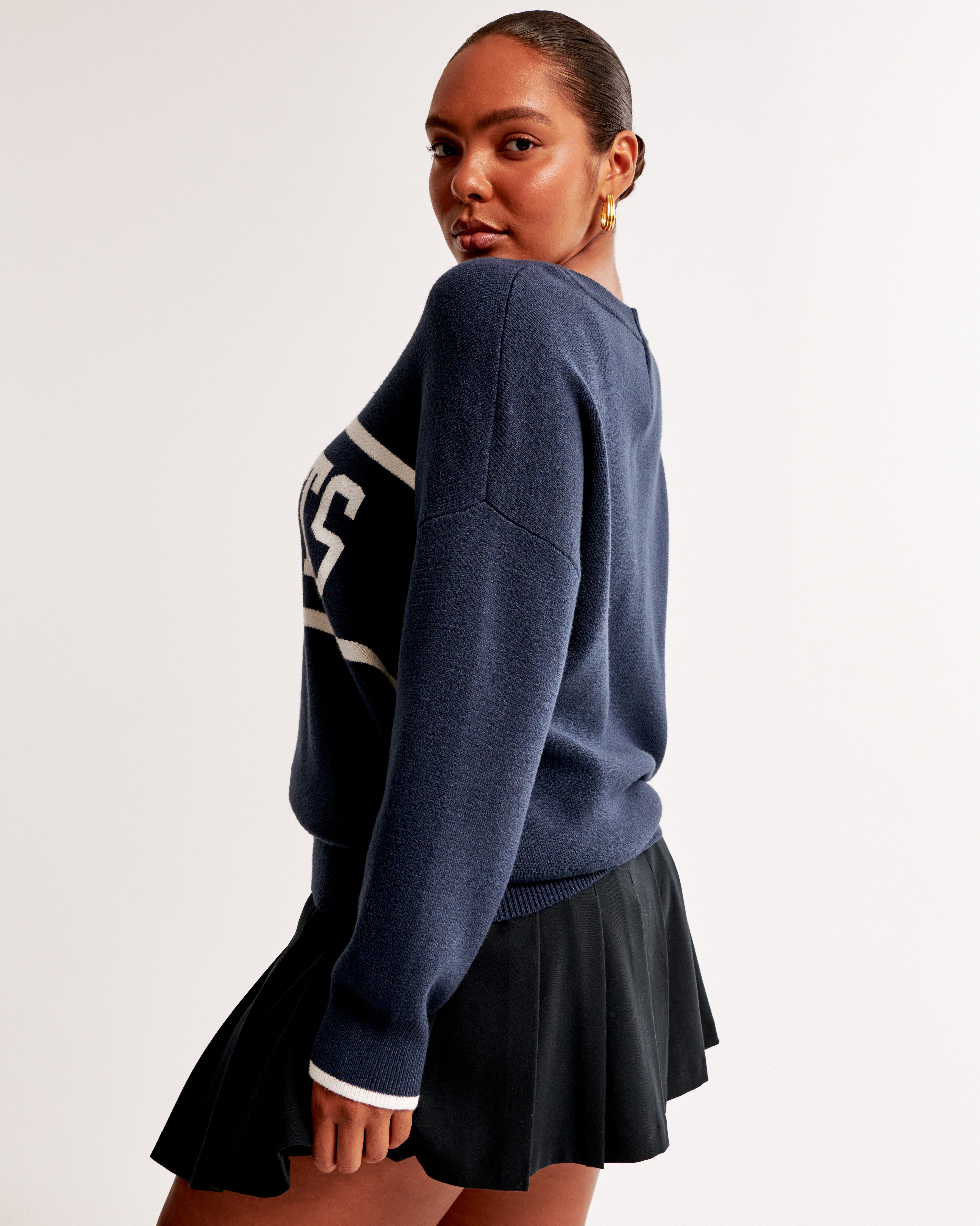 Abercrombie & Fitch Go Sports Luxeloft V-neck Sweater In Purple