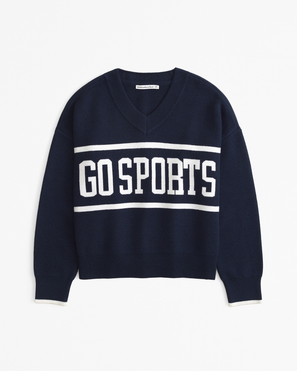 Go Sports V-Neck Sweater