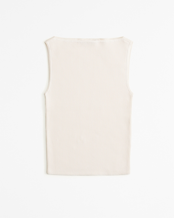 Ottoman Slash Top, Cream view 1