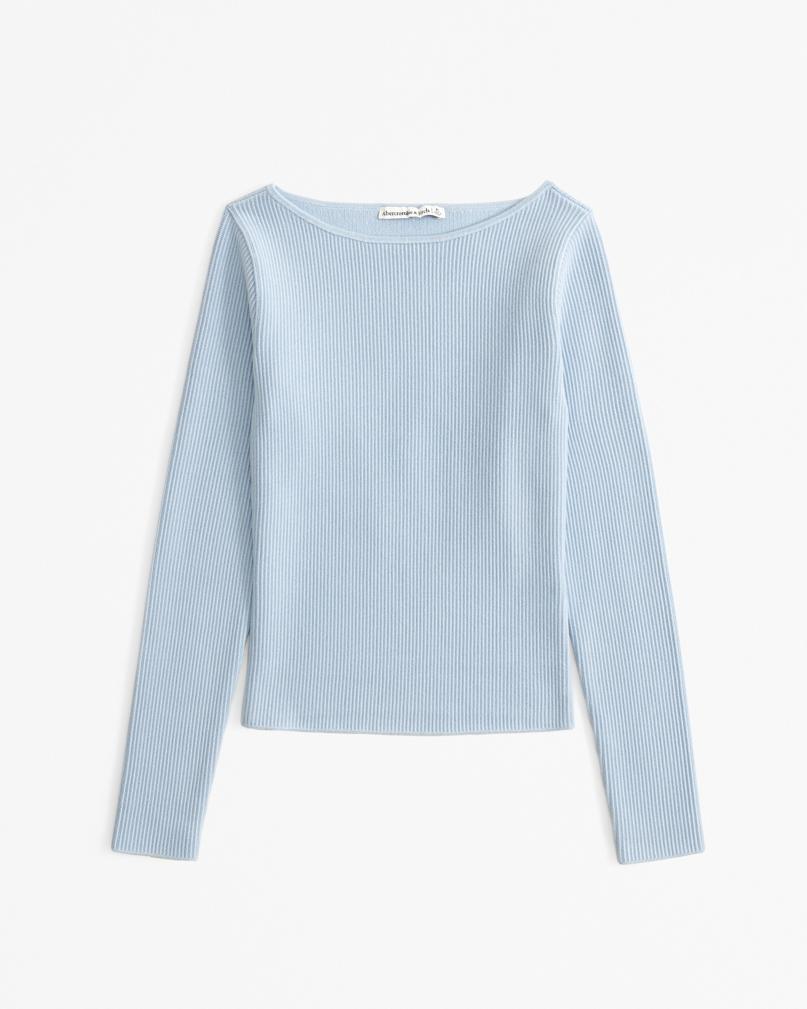 Long-Sleeve Ottoman Slash Top