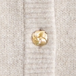 Novelty Button Cable Crew Cardigan