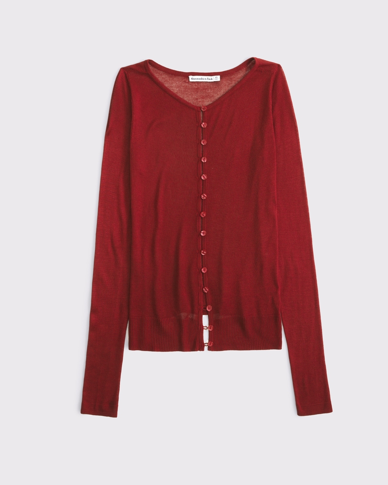 Women's Sheer Slash Cardigan | Women's Tops | Abercrombie.com Women's Sheer Slash Cardigan | Women's Tops | Abercrombie.com