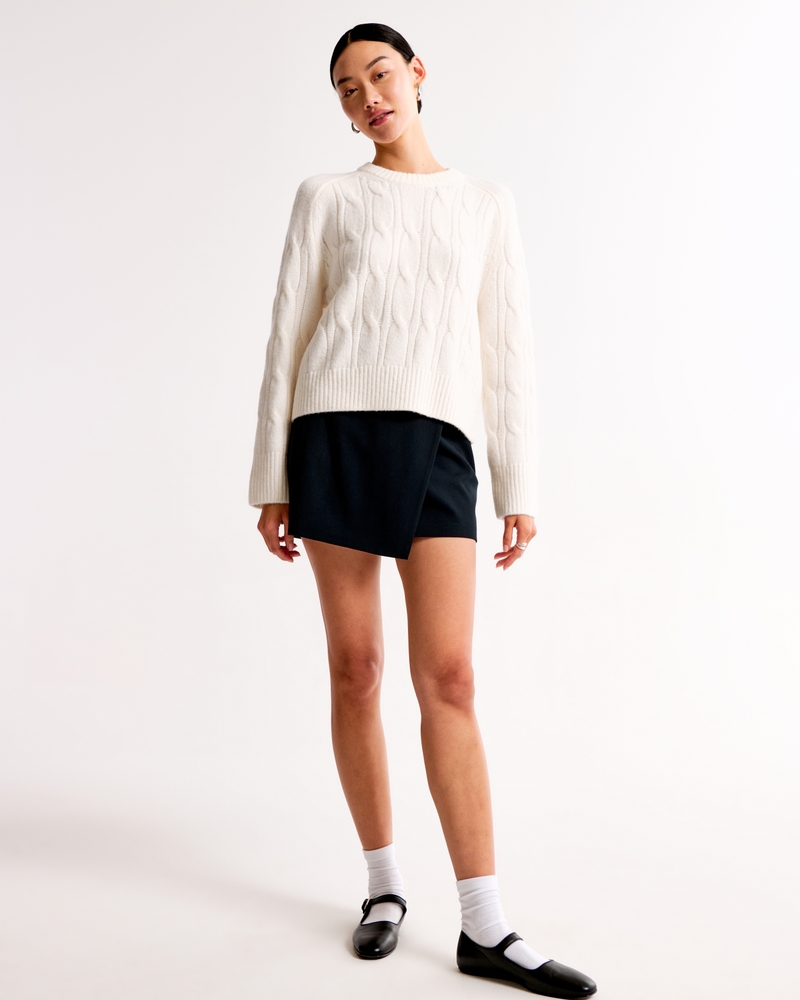 The A&F Madeline Cable Crew Sweater