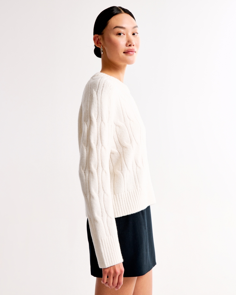 The A&F Madeline Cable Crew Sweater