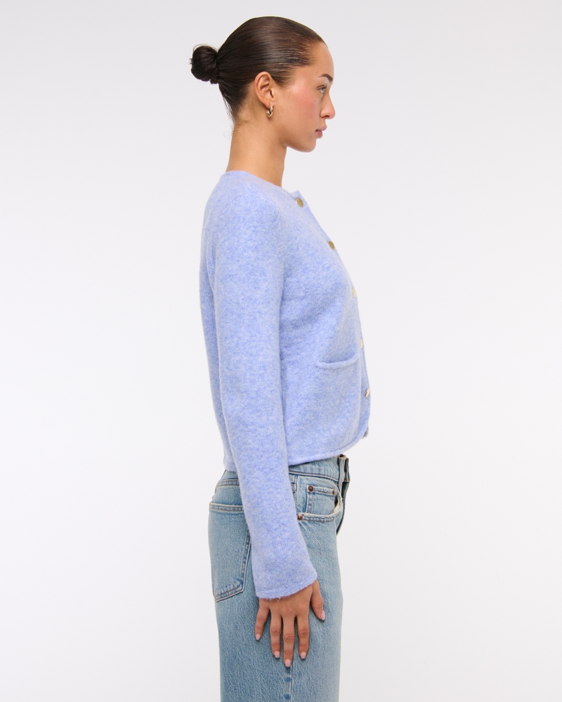 Novelty Button Sweater Jacket