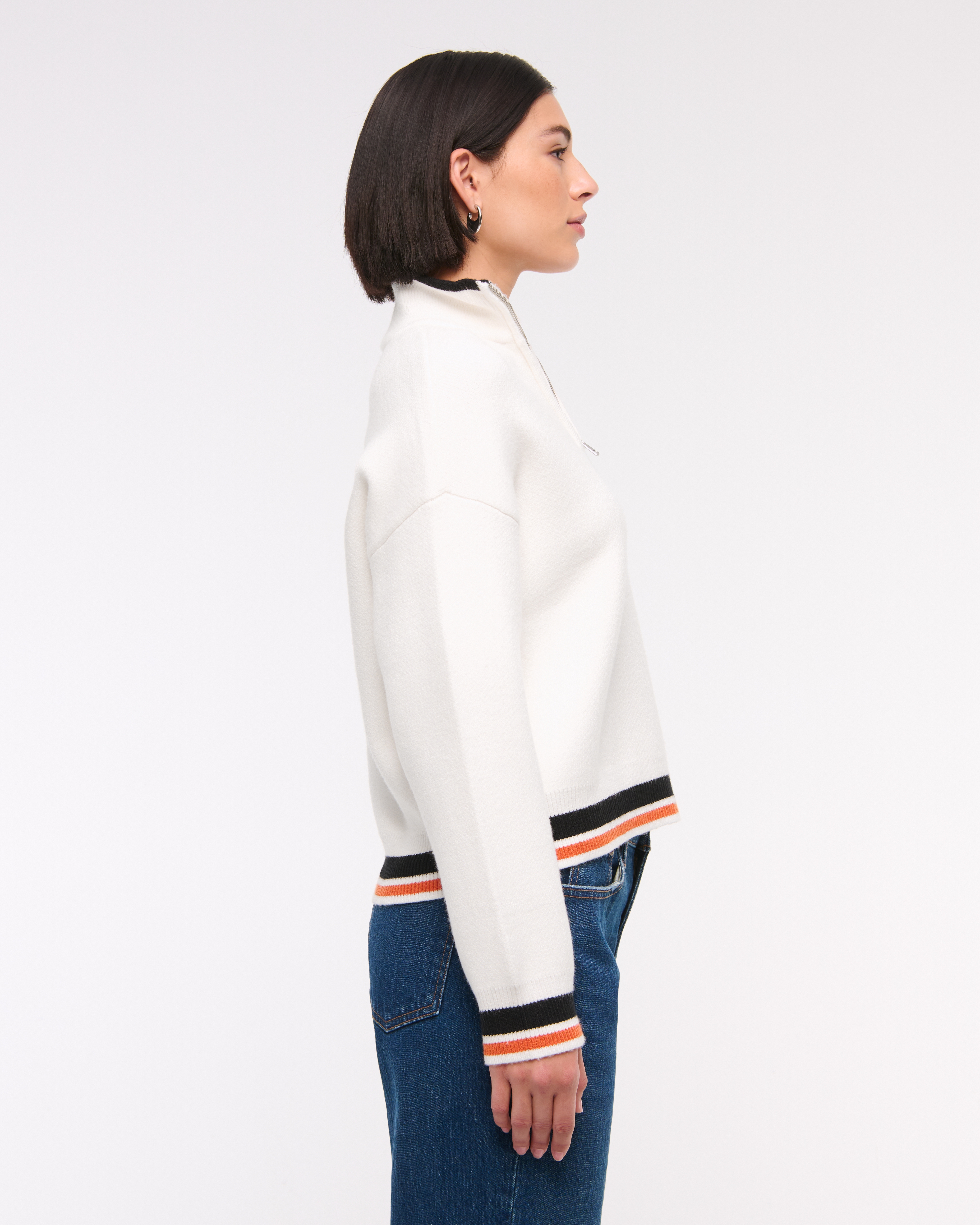 Women's Cincinnati Bengals LuxeLoft Half-Zip | Women's Tops