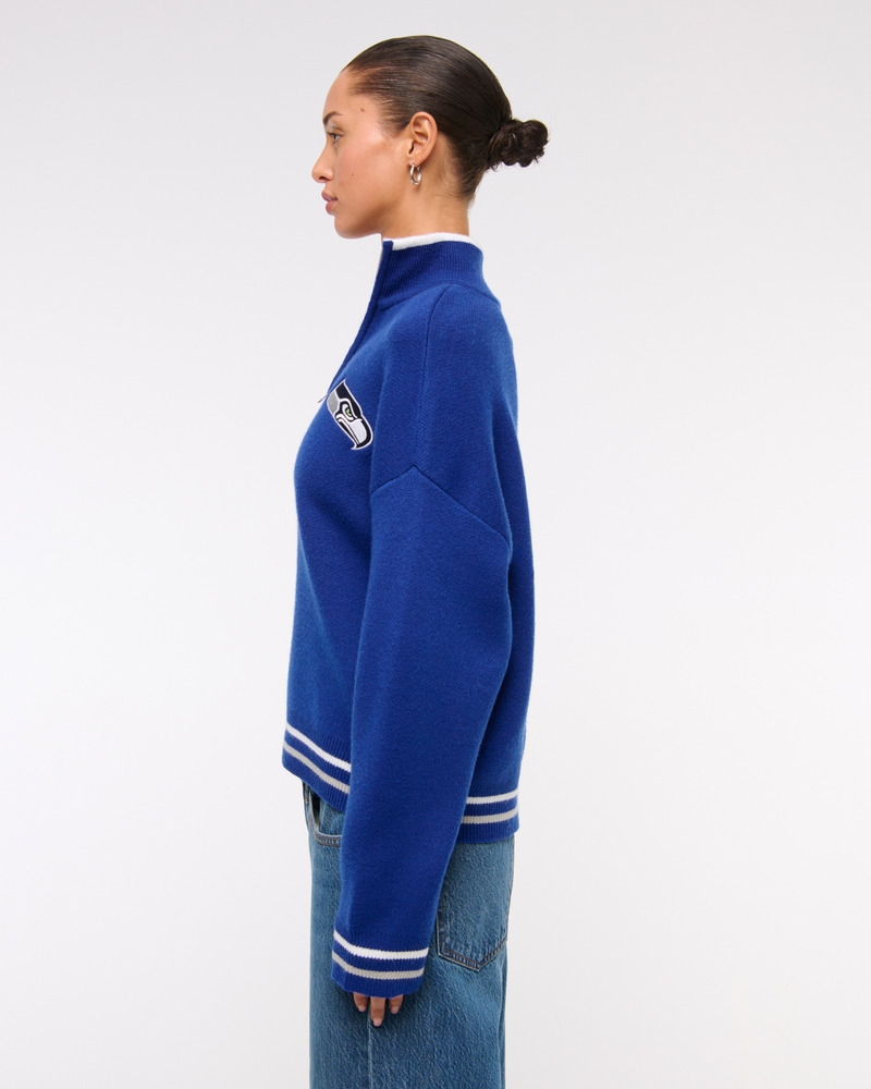Seattle Seahawks LuxeLoft Half-Zip