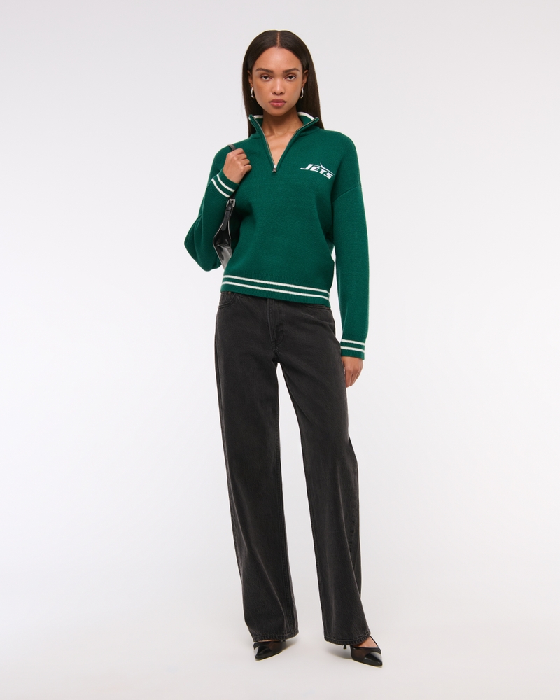 New York Jets LuxeLoft Half-Zip