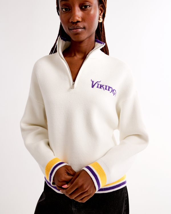 Minnesota Vikings LuxeLoft Half-Zip
