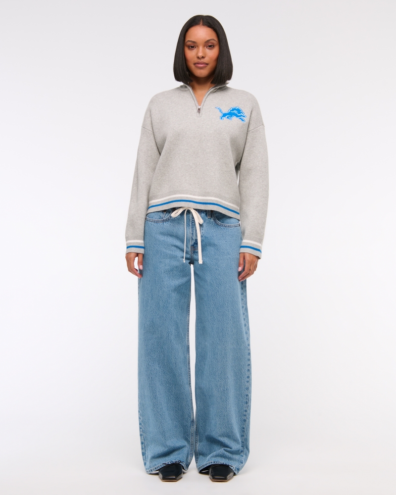 Detroit Lions LuxeLoft Half-Zip