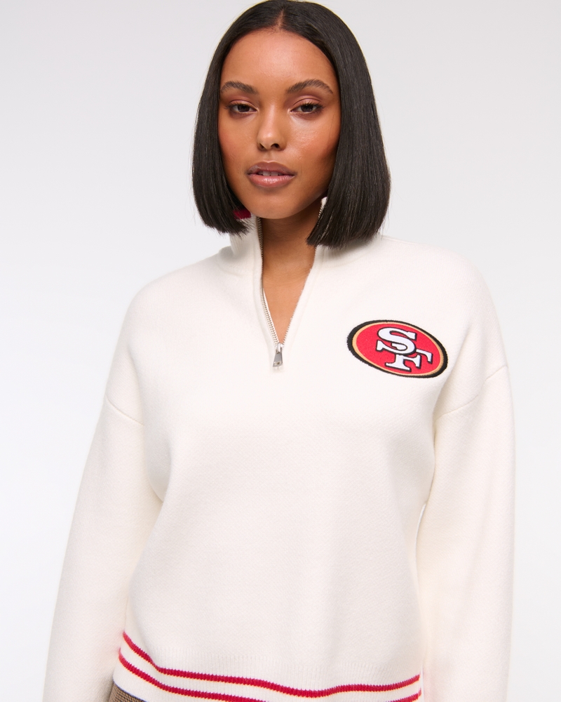 San Francisco 49ers LuxeLoft Half-Zip