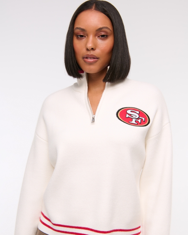 Women's San Francisco 49ers LuxeLoft Half-Zip | Women's Tops