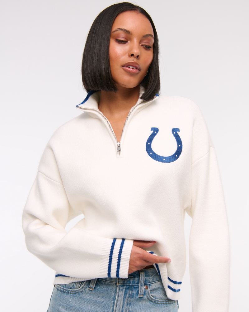 Indianapolis Colts LuxeLoft Half-Zip