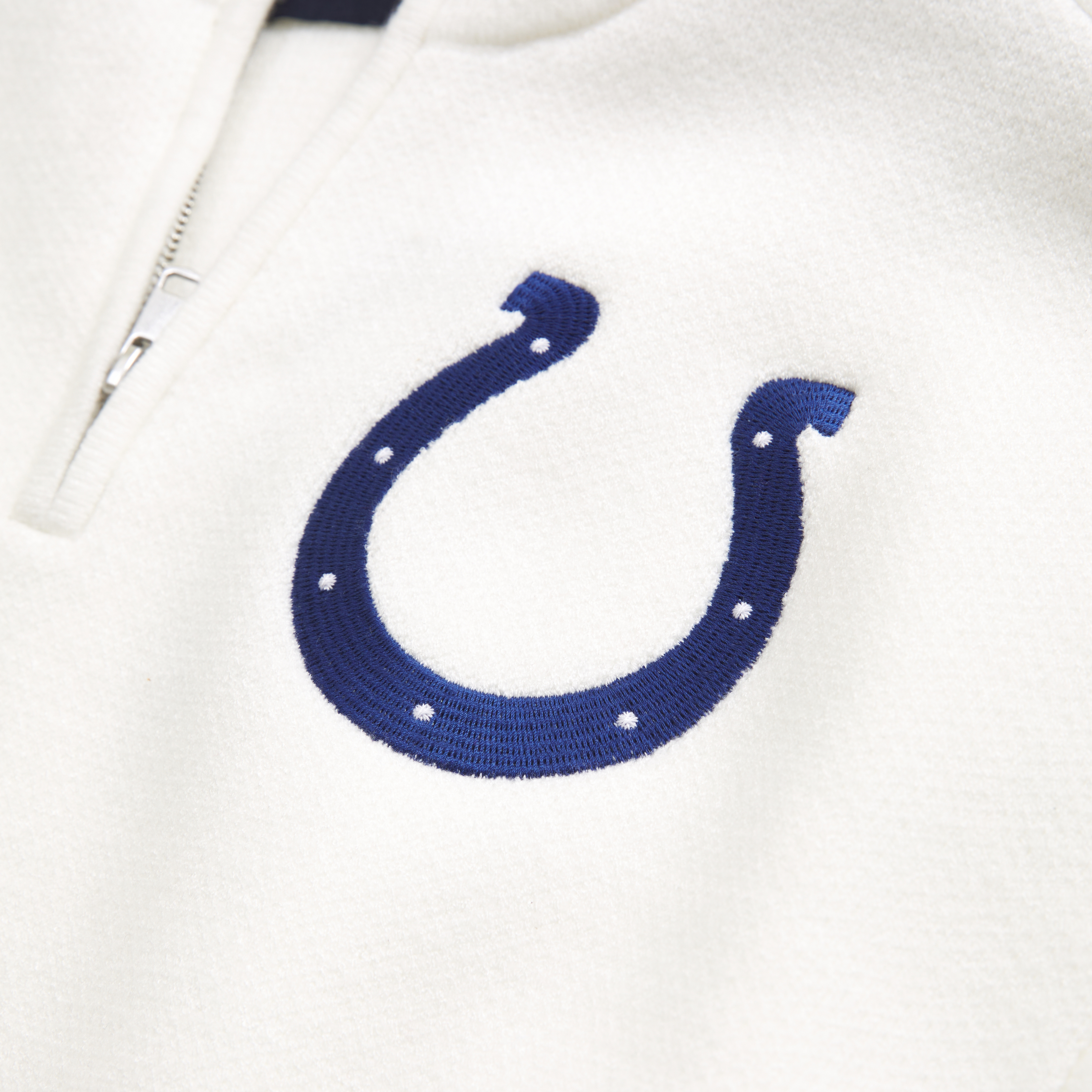 Женская толстовка Abercrombie & Fitch San Francisco 49ers LuxeLoft Half-Zip, цвет: Кремовый