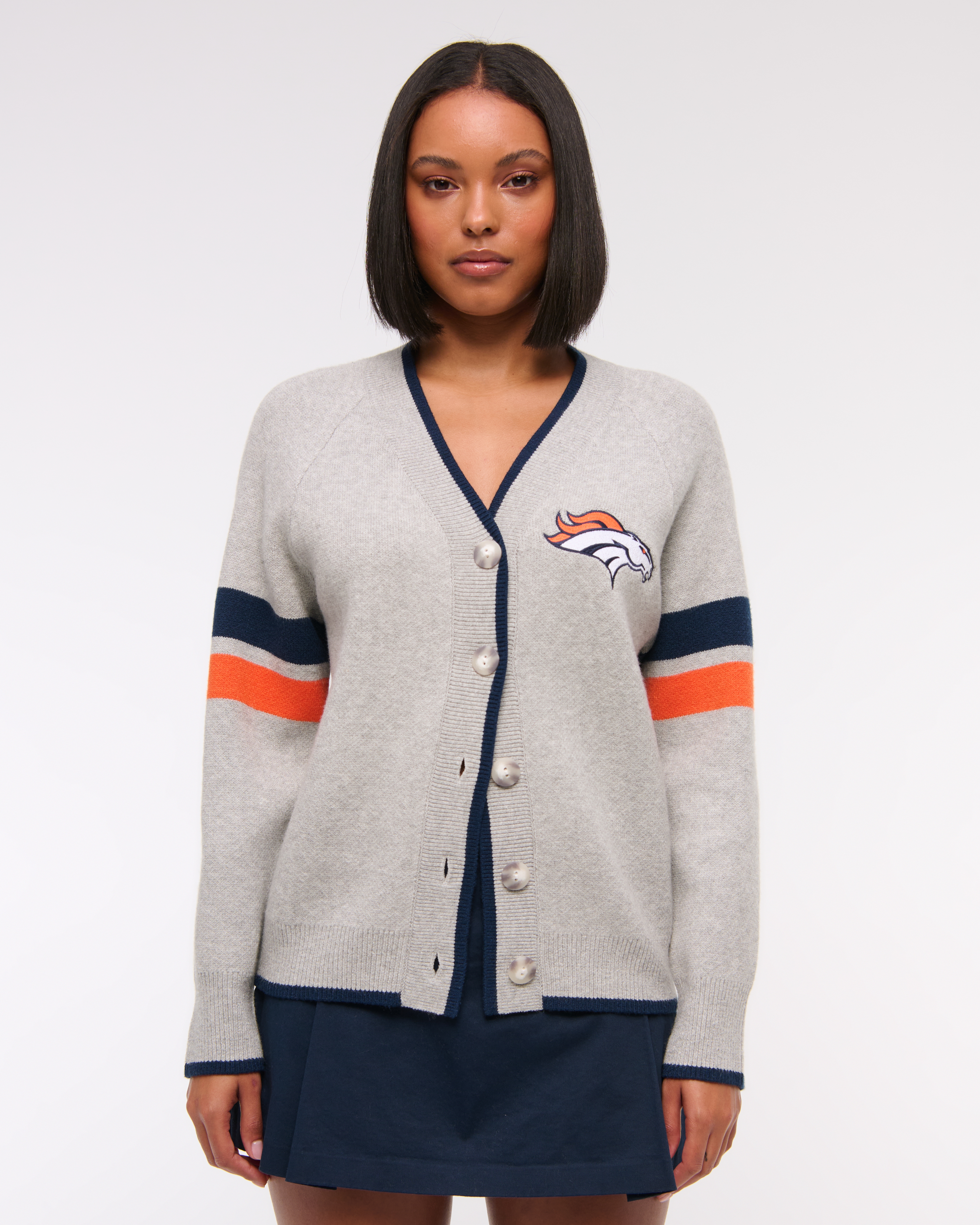Женские кардиганы Abercrombie & Fitch Denver Broncos LuxeLoft Cardigan — фото 3