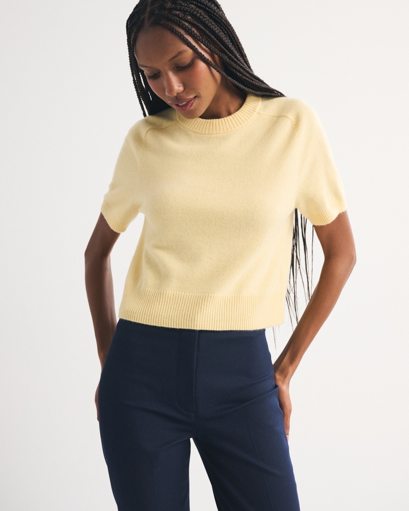 Cashmere Crew Tee - thumbnail 7