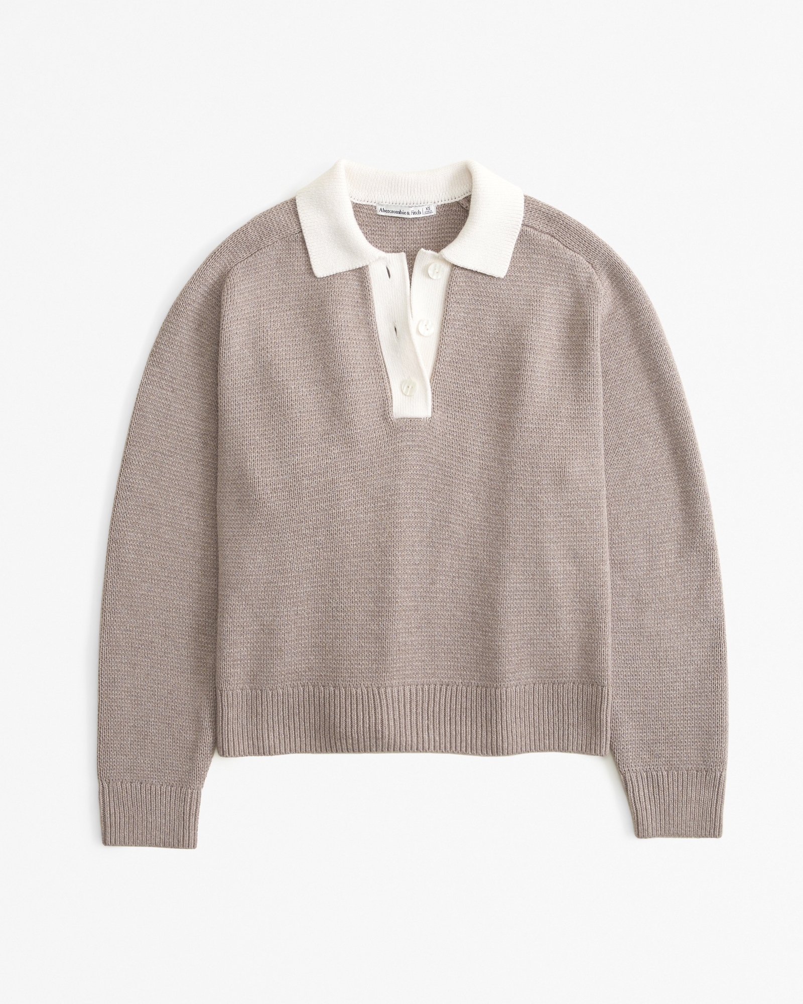 Long-Sleeve Sweater Polo