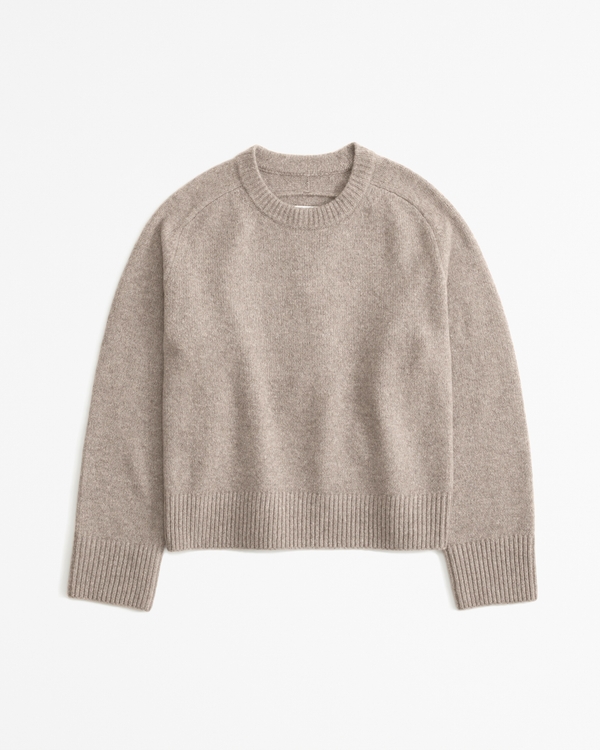 The A&F Madeline Crew Sweater, Brown