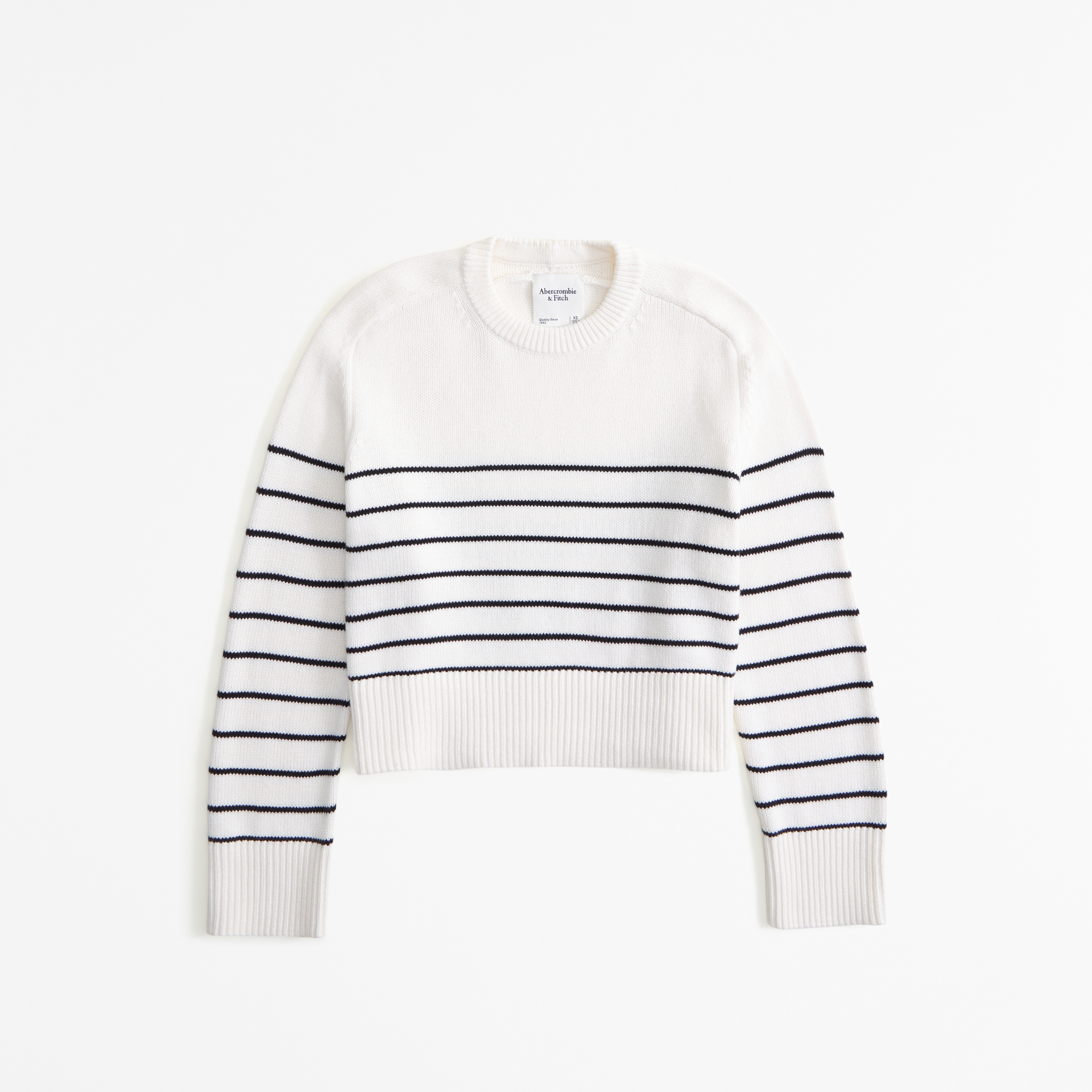 Abercrombie striped outlet sweater