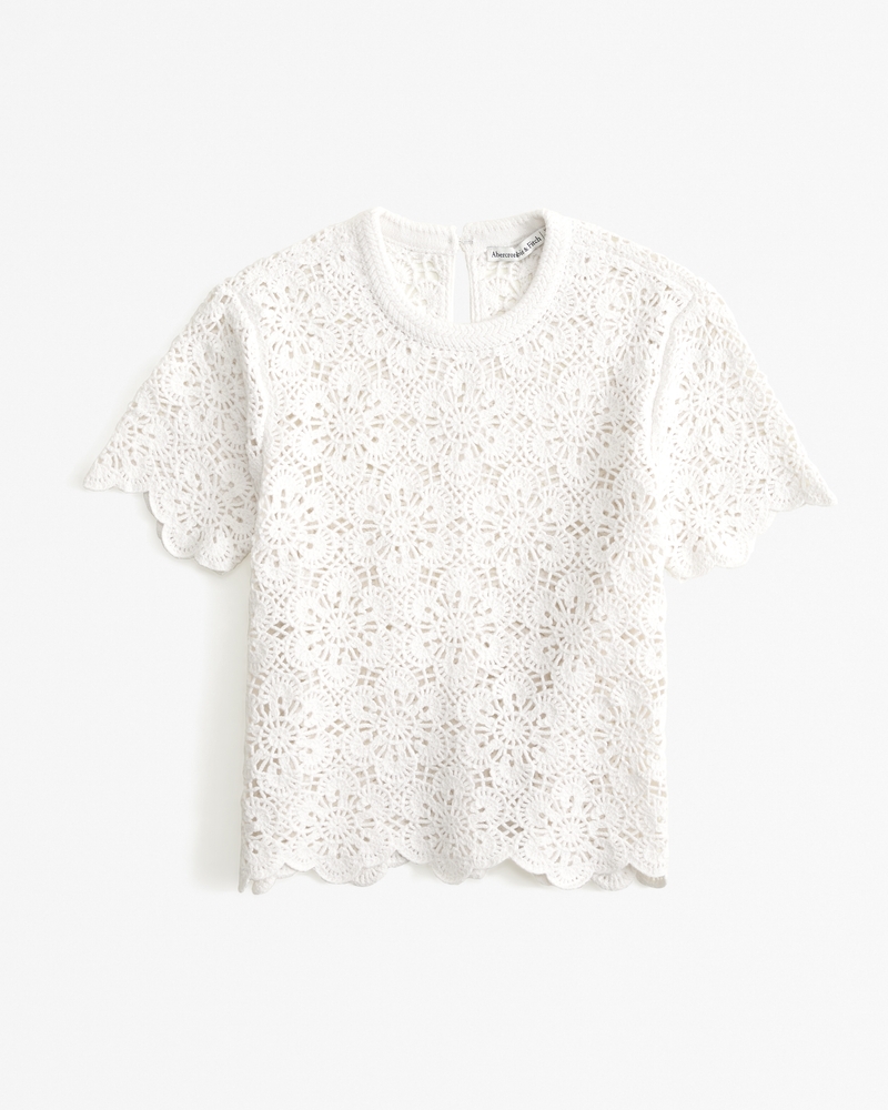 Camiseta best sale encaje h&m