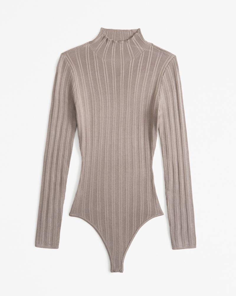 Need It So Ribbed Bodysuit - Taupe