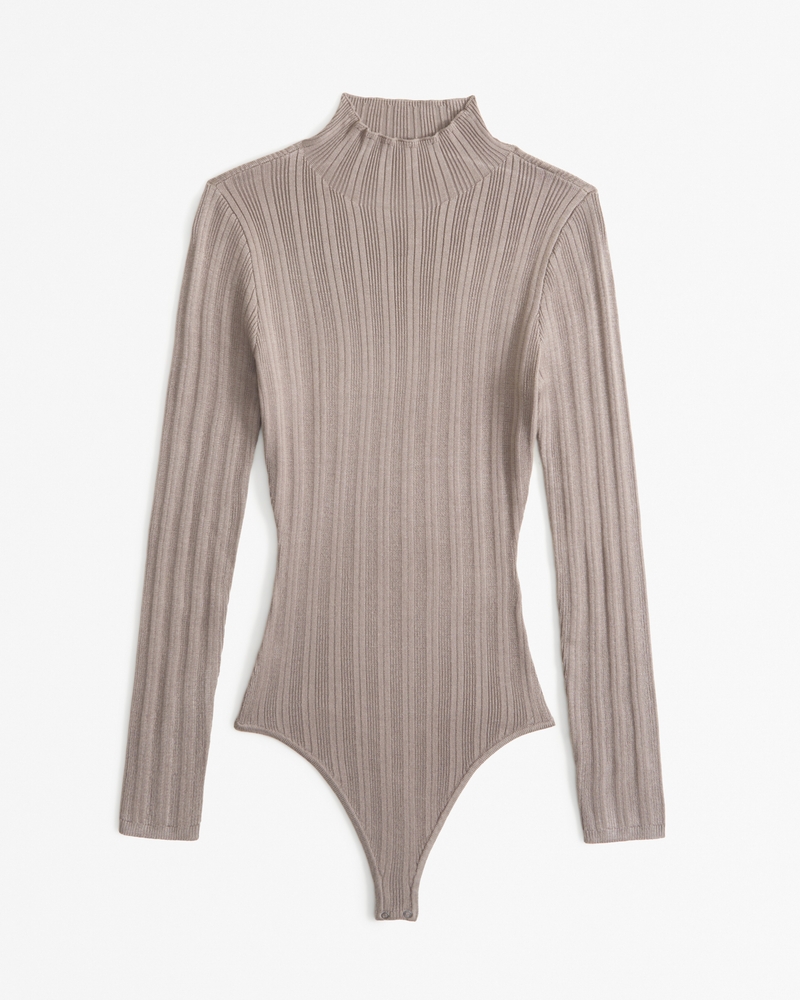 Black ribbed turtleneck bodysuit best sale